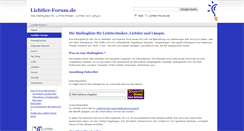 Desktop Screenshot of lichtler-forum.de